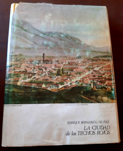 Portada del libro de LA CIUDAD DE LOS TECHOS ROJOS.. Calles y esquinas de Caracas