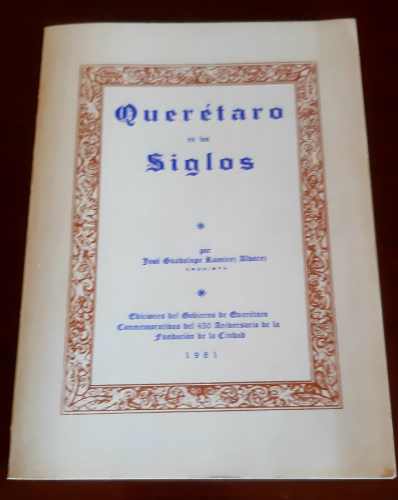 Portada del libro de QUERETARO EN LOS SIGLOS
