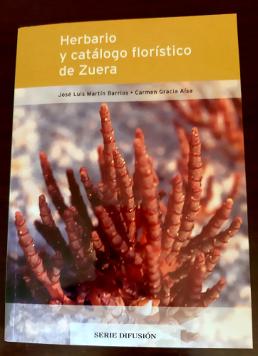 Portada del libro de Herbario y catálogo florístico de Zuera