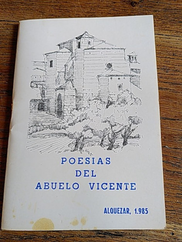 Portada del libro de POESÍAS DEL ABUELO VICENTE