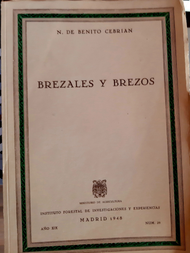 Portada del libro de BREZALES Y BREZOS