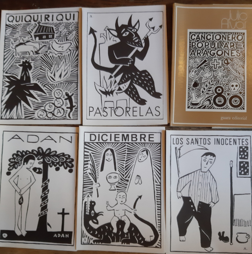 Portada del libro de CANCIONERO POPULAR ARAGONES 80. Carpeta I: Adan, Blancas. Diciembre, blancas. Quiquiriquiqui Zaragoza...