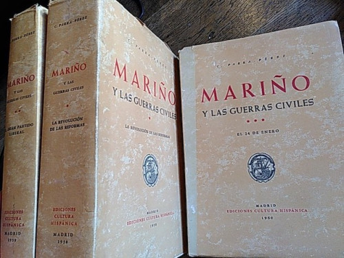 Portada del libro de MARIÑO Y LAS GUERRAS CIVILES. (3 tomos)