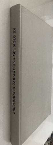 Portada del libro de BIBLIOGRAFÍA ZARAGOZANA DEL SIGLO XV POR UN BIBLIÓFILO ARAGONÉS 