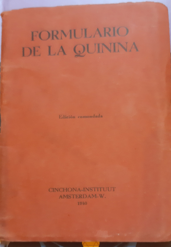 Portada del libro de FORMULARIO DE LA QUININA