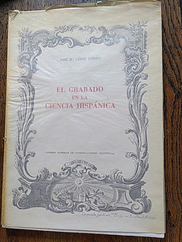 Portada del libro de EL GRABADO EN LA CIENCIA HISPÁNICA