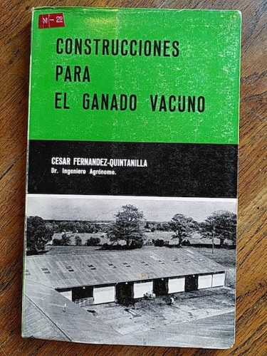 Portada del libro CONSTRUCCIONES PARA EL GANADO VACUNO