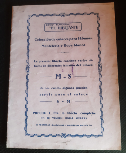 Portada del libro de COLECCIÓN DE ENLACES PARA SÁBANAS, MANTELERÍA Y ROPA BLANCA. M/S - S/M