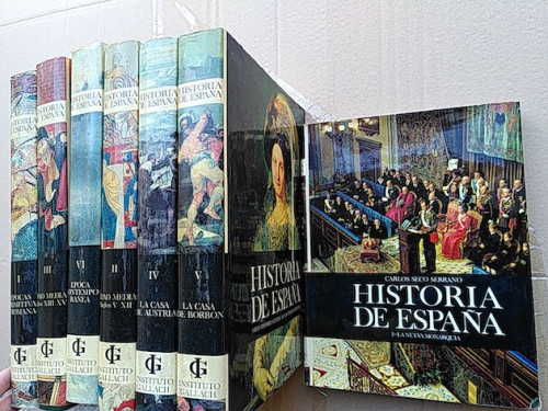 Portada del libro de HISTORIA DE ESPAÑA ( 7 Vols.).