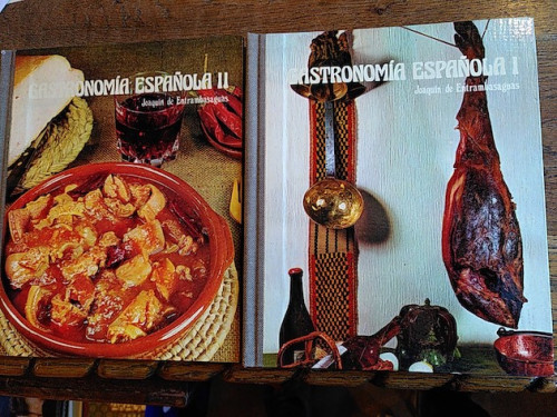 Portada del libro de GASTRONOMÍA ESPAÑOLA (2 tomos con diapositivas)