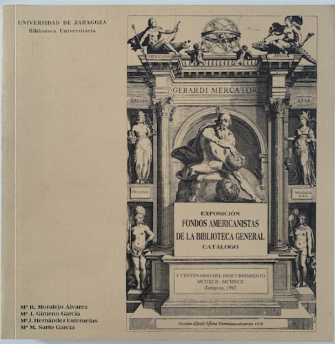 Portada del libro de EXPOSICIÓN DE FONDOS AMERICANISTAS DE LA BIBLIOTECA GENERAL