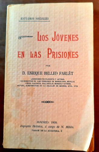Portada del libro de LOS JOVENES EN LAS PRISIONES