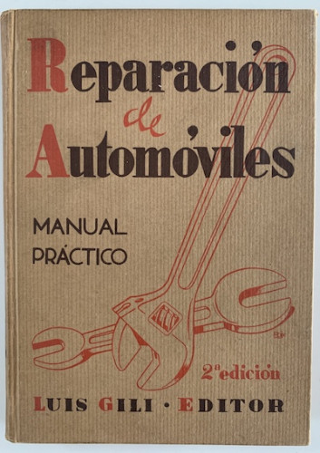 Portada del libro de REPARACION DE AUTOMOVILES. Manual práctico para aficionados y principiantes