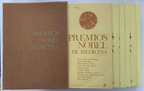 Portada del libro de PREMIOS NOBEL DE MEDICINA (colección completa)