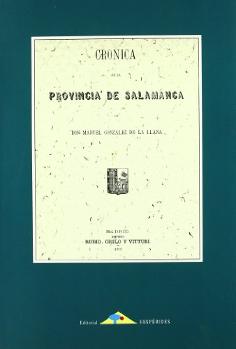 Portada del libro de Crónica de la provincia de Salamanca