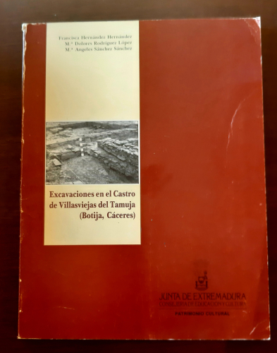 Portada del libro de EXCAVACIONES EN EL CASTRO DE VILLASVIEJAS DEL TAMUJA (BOTIJA CACERES)