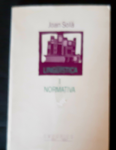 Portada del libro de LINGÜISTICA I NORMATIVA 