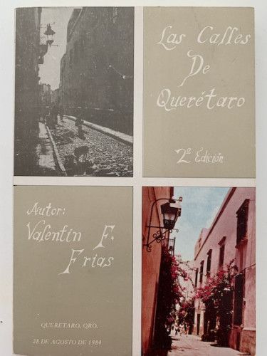 Portada del libro de LAS CALLES DE QUERÉTARO
