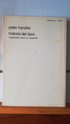 Portada del libro de HISTORIA DEL LÁPIZ- Materiales sobre el presente