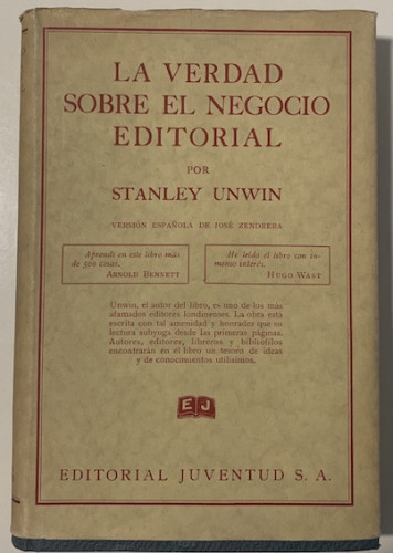 Portada del libro de LA VERDAD SOBRE EL NEGOCIO EDITORIAL