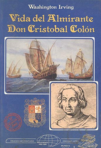 Portada del libro de VIDA DEL ALMIRANTE DON CRISTÓBAL COLÓN