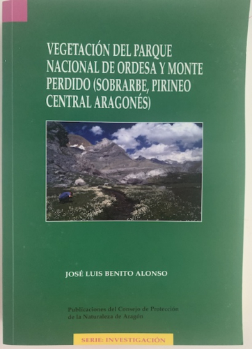 Portada del libro VEGETACIÓN DEL PARQUE NACIONAL DE ORDESA Y MONTE PERDIDO (Sobrarbe, Pirineo Central aragonés)