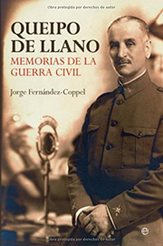 Portada del libro de Queipo de Llano: memorias de la Guerra Civil