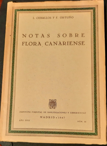 Portada del libro de NOTAS SOBRE FLORA CANADIENSE 