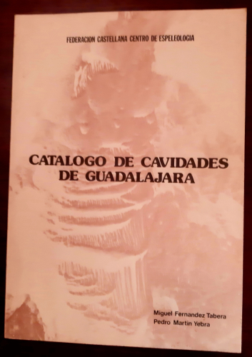 Portada del libro de CATÁLOGO DE CAVIDADES DE GUADALAJARA