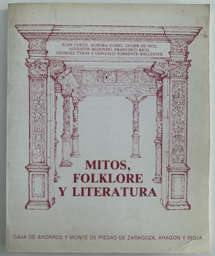 Portada del libro de MITOS FOLKLORE Y LITERATURA