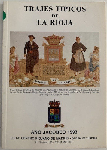 Portada del libro de TRAJES TÍPICOS DE LA RIOJA