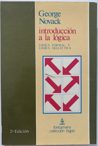 Portada del libro de INTRODUCCIÓN A LA LÓGICA. LÓGICA FORMAL Y LÓGICA DIALÉCTICA