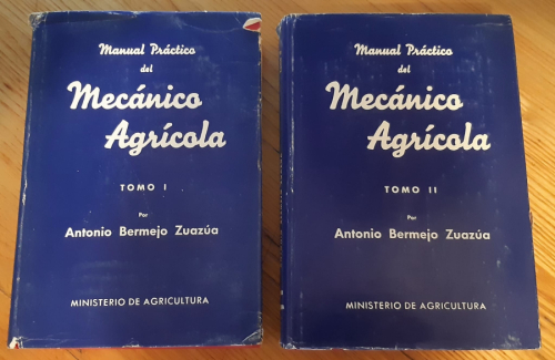 Portada del libro de MANUAL PRACTICO DEL MECÁNICO AGRICOLA. 2 tomos (tomo 1 y 2)
