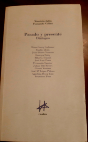 Portada del libro de PASADO Y PRESENTE DIÁLOGOS