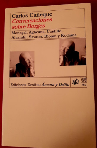 Portada del libro de Conversaciones Sobre Borges 