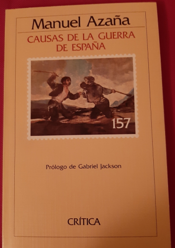 Portada del libro de CAUSAS DE LA GUERRA DE ESPAÑA