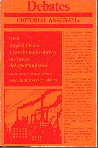 Portada del libro de IMPERIALISMO y MOVIMIENTO OBRERO: LAS RAÍCES DEL OPORTUNISMO 