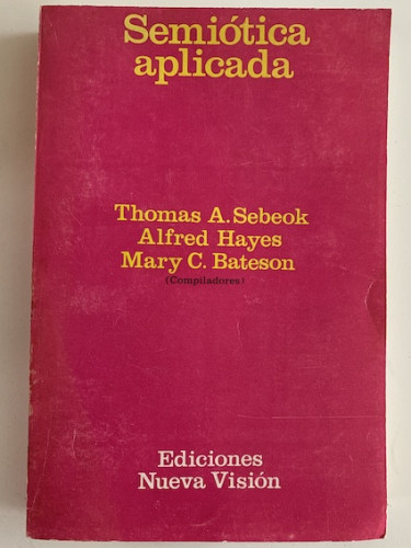 Portada del libro de SEMIÓTICA APLICADA