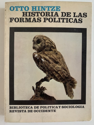 Portada del libro de HISTORIA DE LAS FORMAS POLÍTICAS.