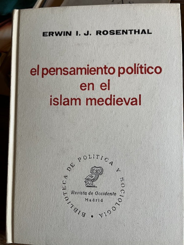 Portada del libro de EL PENSAMIENTO POLÍTICO EN EL ISLAM MEDIEVAL