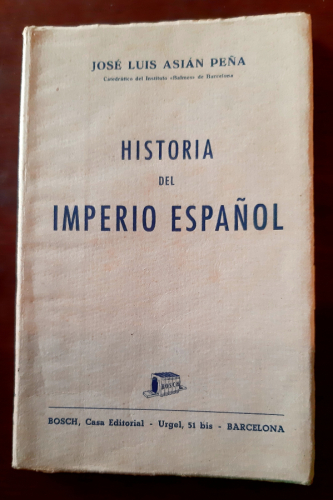 Portada del libro de HISTORIA DEL IMPERIO ESPAÑOL