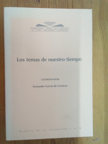 Portada del libro de LOS TEMAS DE NUESTRO TIEMPO