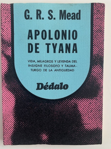 Portada del libro de APOLONIO DE TYANA