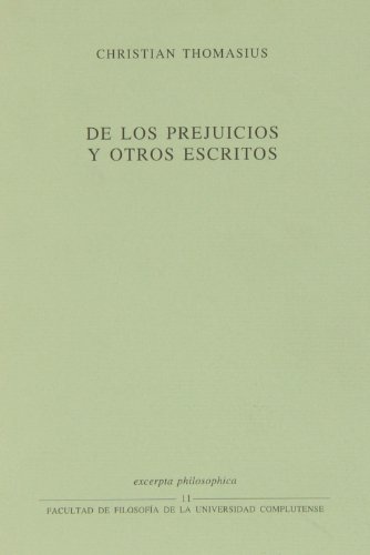 Portada del libro de DE LOS PREJUICIOS Y OTROS ESCRITOS