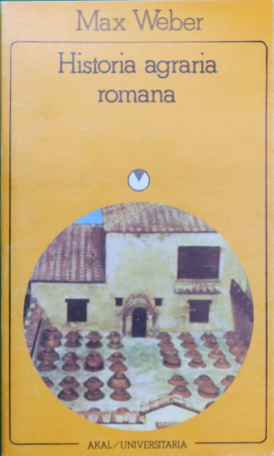 Portada del libro de HISTORIA AGRARIA ROMANA