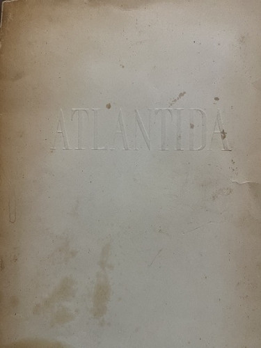 Portada del libro de ATLÁNTIDA