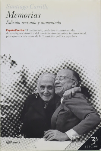 Portada del libro de MEMORIAS Edición revisada y aumentada