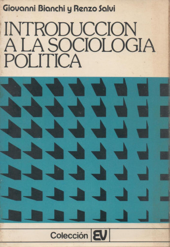 Portada del libro de Introducción a la Sociología Política