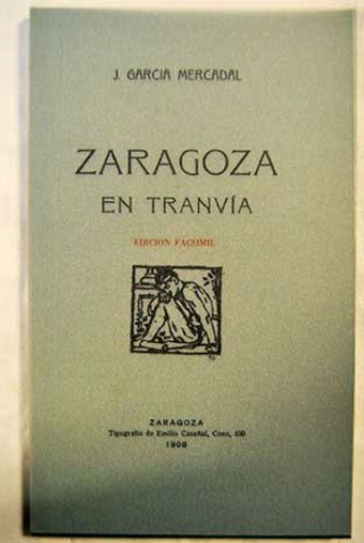 Portada del libro de Zaragoza en tranvía