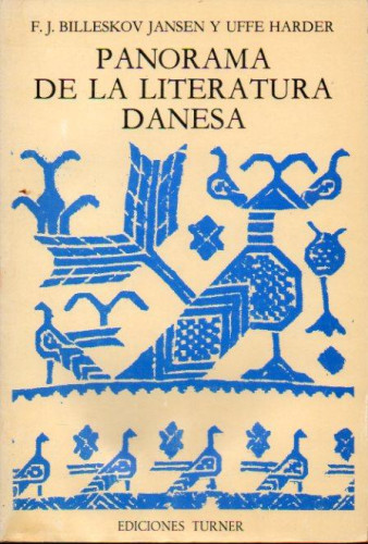 Portada del libro de Panorama de la literatura danesa